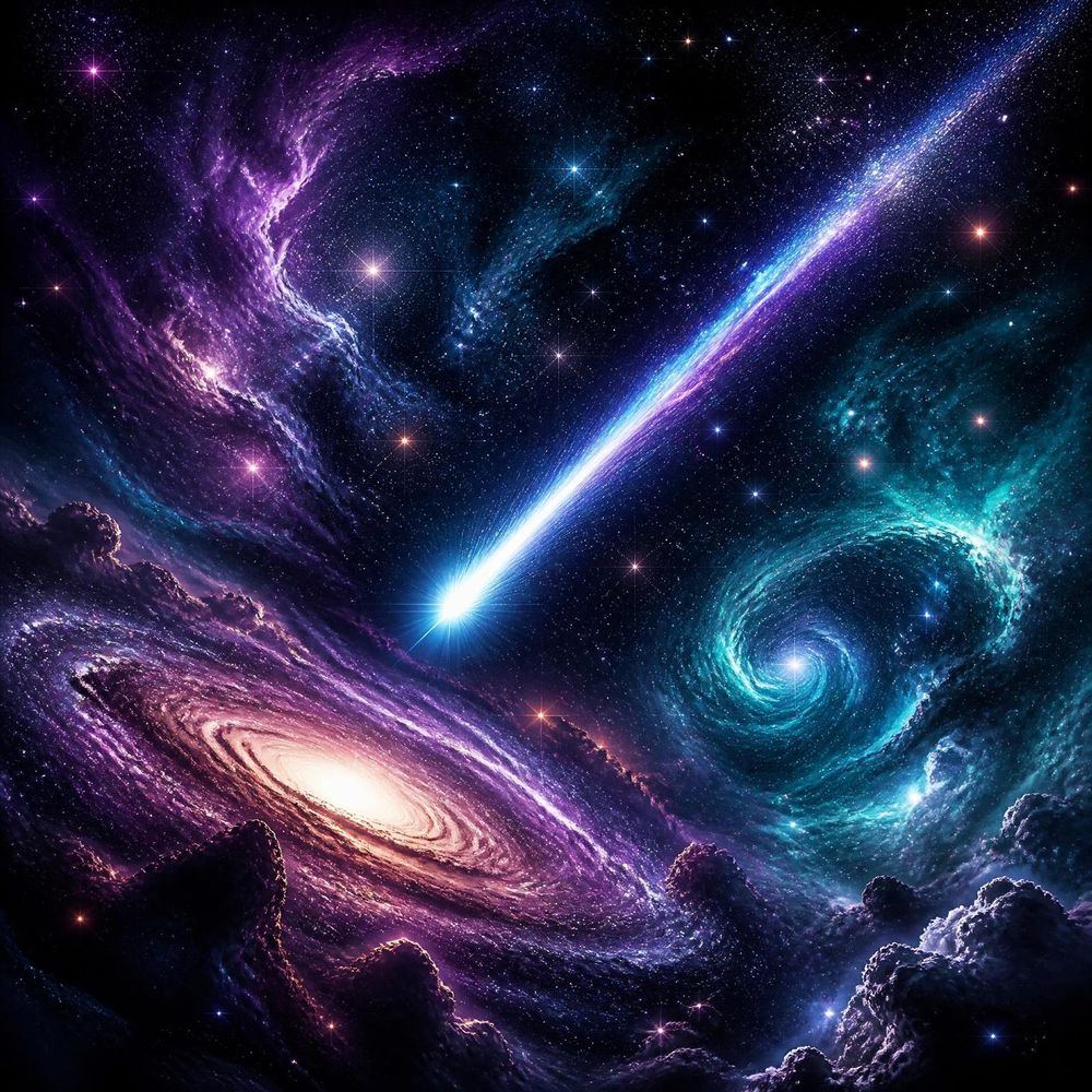 Cosmos Shooting Star wall art